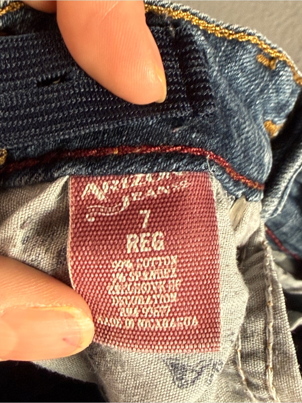 Arizona Jean Company Medium Blue Kids Bootcut Jeans - Picture 6 of 7